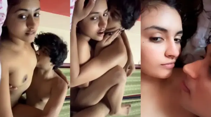 Cute Slim GF Fucking Hard Moaning With BF Video HD