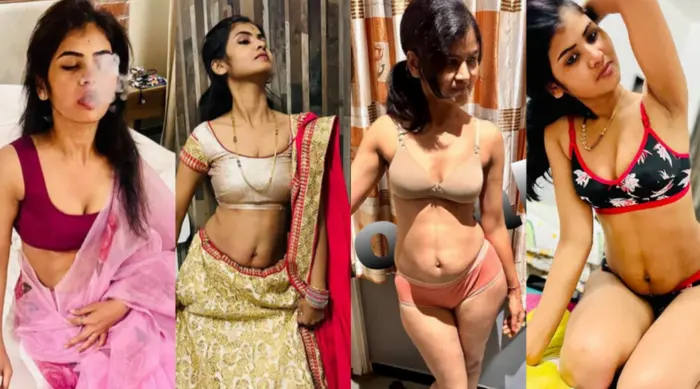 Indian Cute Sexy HouseWife Smoking Riding HD